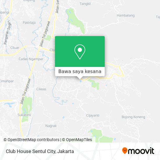 Peta Club House Sentul City