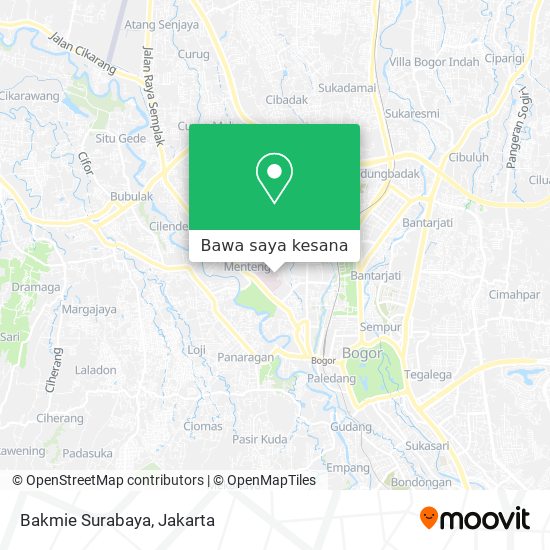 Peta Bakmie Surabaya