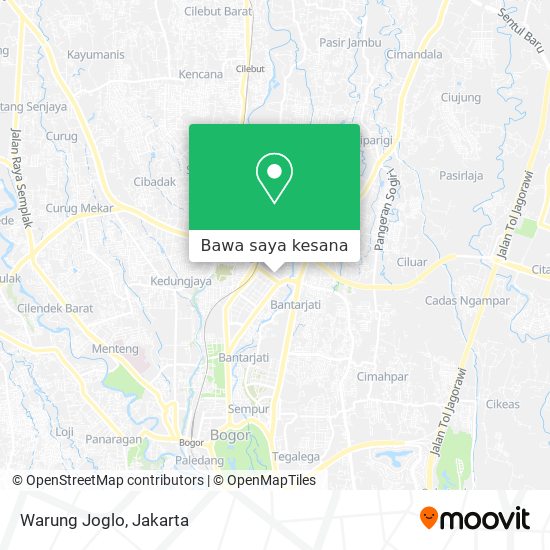 Peta Warung Joglo