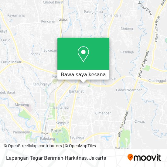Peta Lapangan Tegar Beriman-Harkitnas