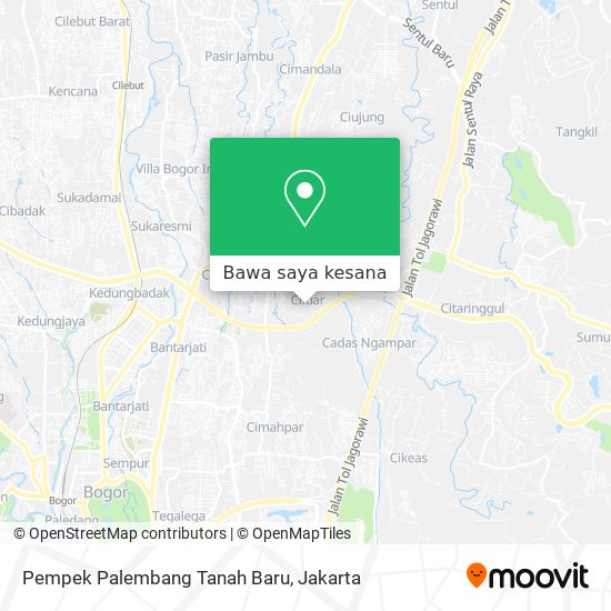 Peta Pempek Palembang Tanah Baru