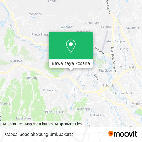 Peta Capcai Sebelah Saung Umi