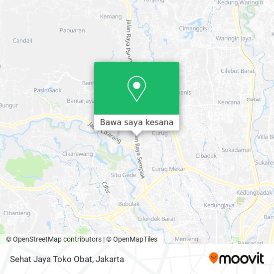 Peta Sehat Jaya Toko Obat