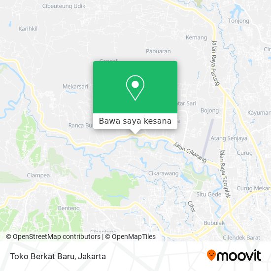 Peta Toko Berkat Baru