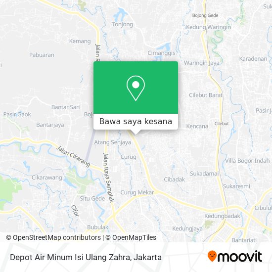 Peta Depot Air Minum Isi Ulang Zahra