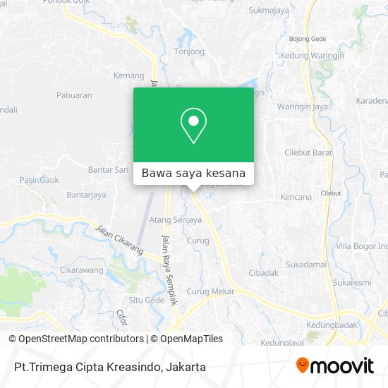 Peta Pt.Trimega Cipta Kreasindo