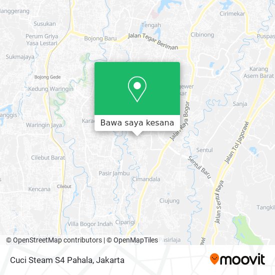 Peta Cuci Steam S4 Pahala