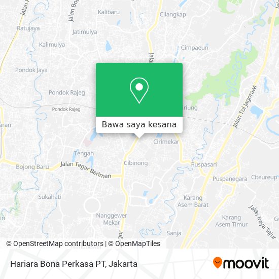 Peta Hariara Bona Perkasa PT