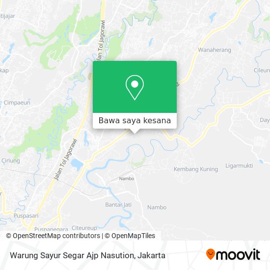 Peta Warung Sayur Segar Ajp Nasution