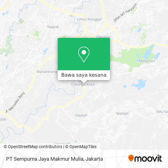 Peta PT Sempurna Jaya Makmur Mulia