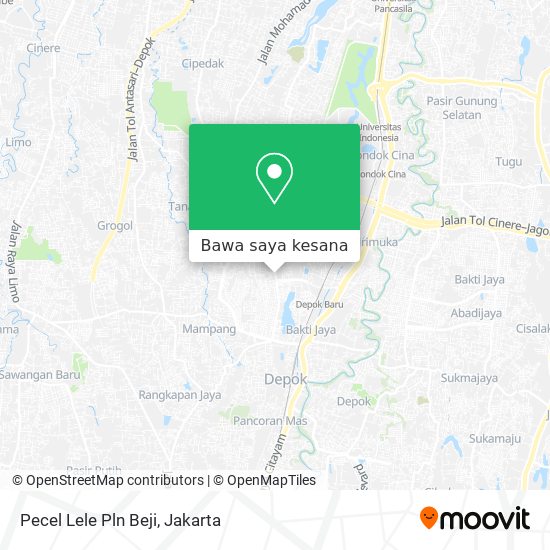 Peta Pecel Lele Pln Beji