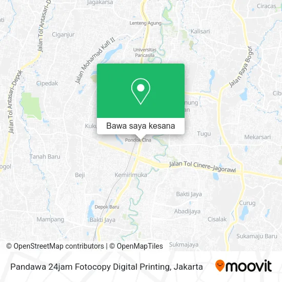 Peta Pandawa 24jam Fotocopy Digital Printing