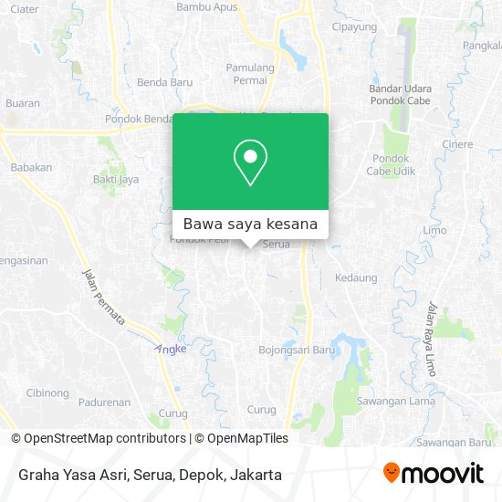 Peta Graha Yasa Asri, Serua, Depok