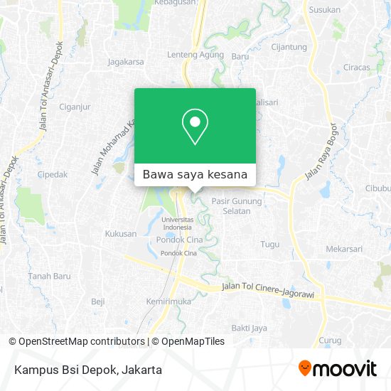 Peta Kampus Bsi Depok