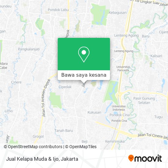 Peta Jual Kelapa Muda & Ijo