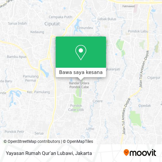 Peta Yayasan Rumah Qur'an Lubawi