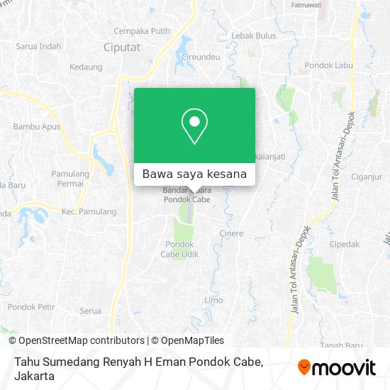 Peta Tahu Sumedang Renyah H Eman Pondok Cabe