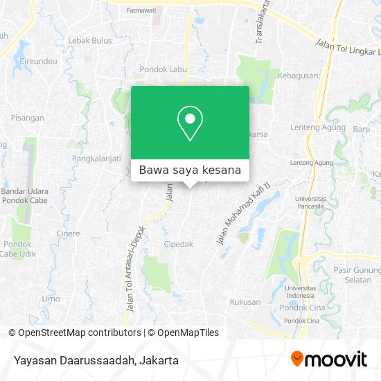 Peta Yayasan Daarussaadah