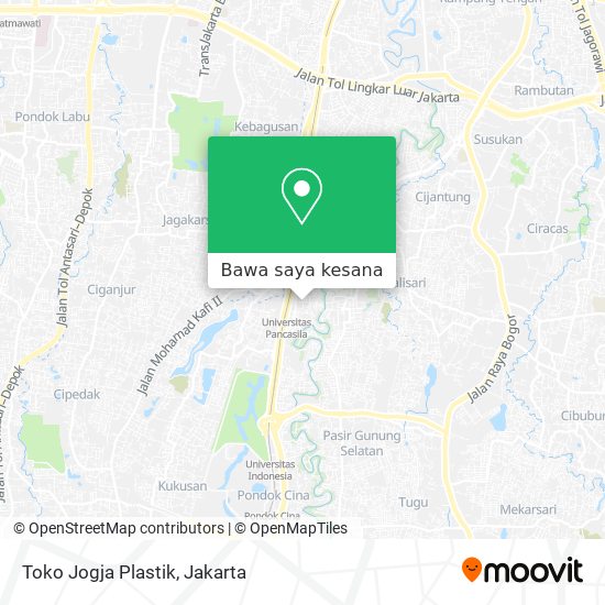 Peta Toko Jogja Plastik