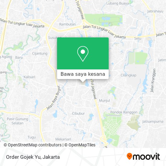 Peta Order Gojek Yu