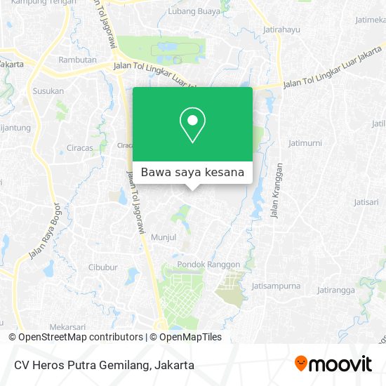 Peta CV Heros Putra Gemilang