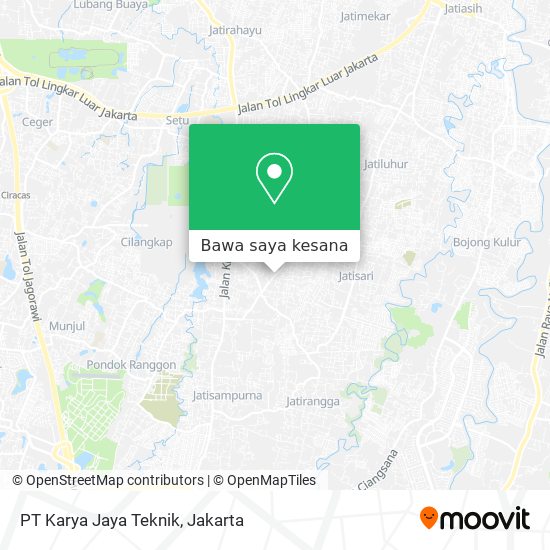 Peta PT Karya Jaya Teknik
