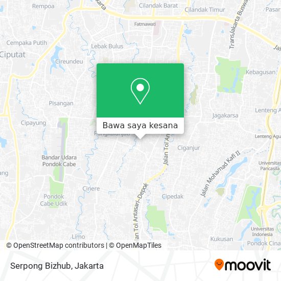 Peta Serpong Bizhub