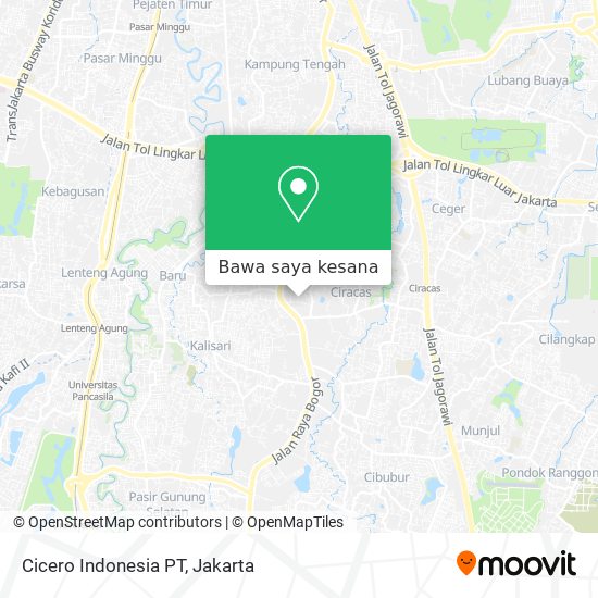 Peta Cicero Indonesia PT