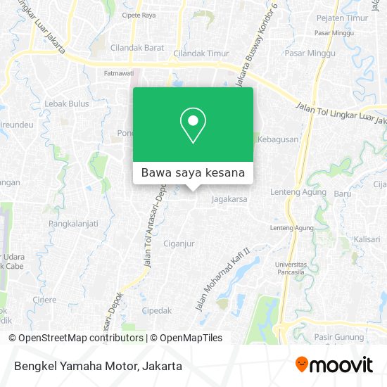 Peta Bengkel Yamaha Motor