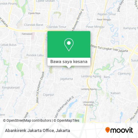 Peta Abankirenk Jakarta Office