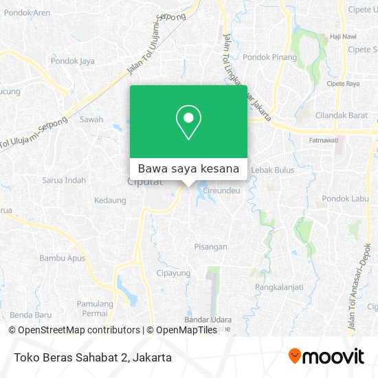Peta Toko Beras Sahabat 2
