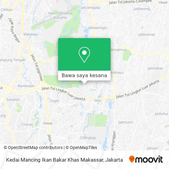 Peta Kedai Mancing Ikan Bakar Khas Makassar