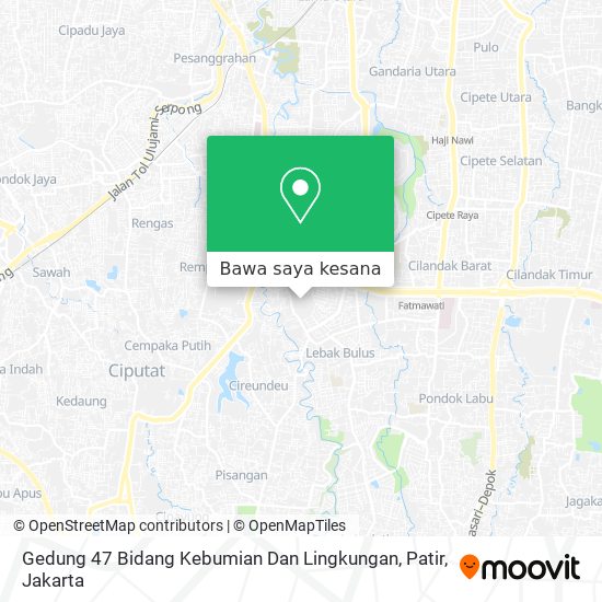 Peta Gedung 47 Bidang Kebumian Dan Lingkungan, Patir