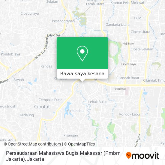 Peta Persaudaraan Mahasiswa Bugis Makassar (Pmbm Jakarta)