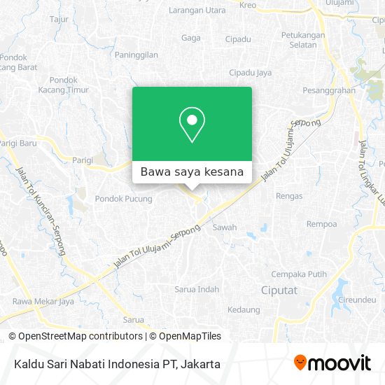 Peta Kaldu Sari Nabati Indonesia PT