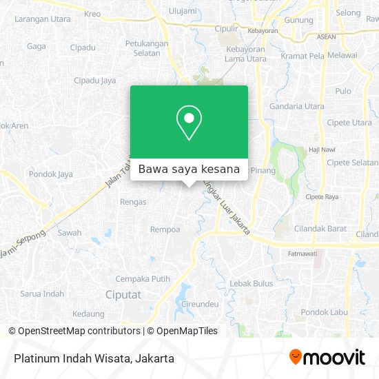 Peta Platinum Indah Wisata
