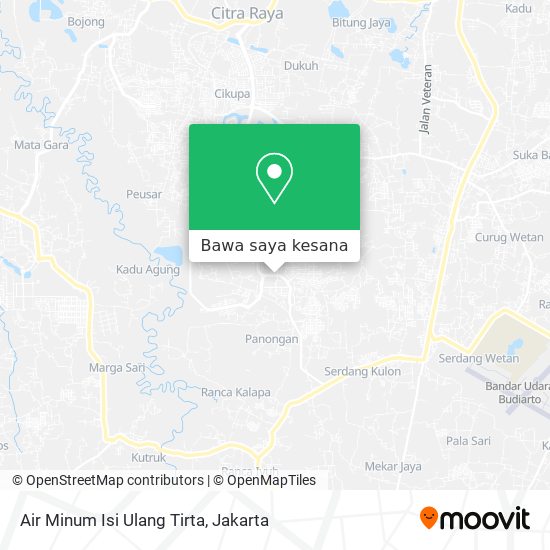 Peta Air Minum Isi Ulang Tirta