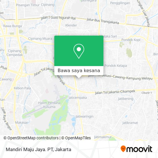 Peta Mandiri Maju Jaya. PT