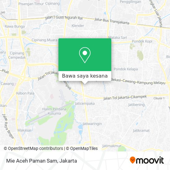 Peta Mie Aceh Paman Sam