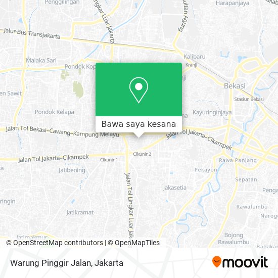 Peta Warung Pinggir Jalan