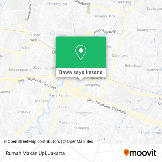 Peta Rumah Makan Upi