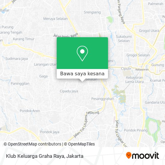 Peta Klub Keluarga Graha Raya