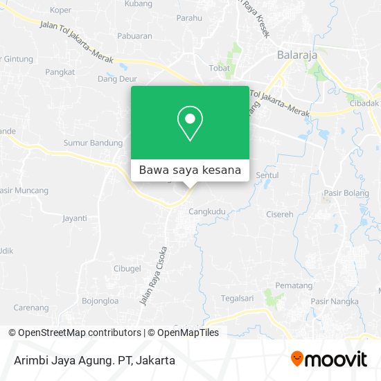 Peta Arimbi Jaya Agung. PT