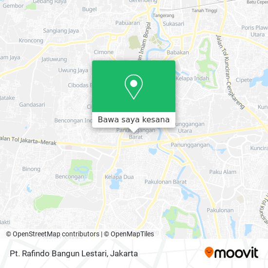 Peta Pt. Rafindo Bangun Lestari