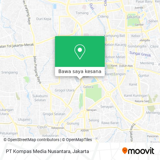 Peta PT Kompas Media Nusantara