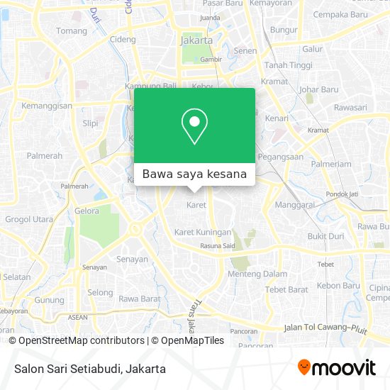 Peta Salon Sari Setiabudi