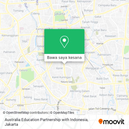 Peta Australia Education Partnership with Indonesia