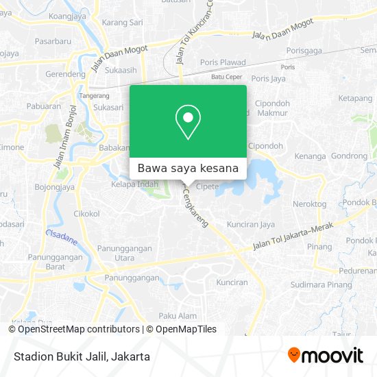 Peta Stadion Bukit Jalil