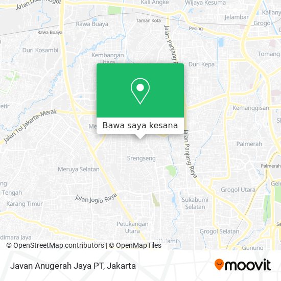 Peta Javan Anugerah Jaya PT