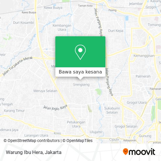 Peta Warung Ibu Hera